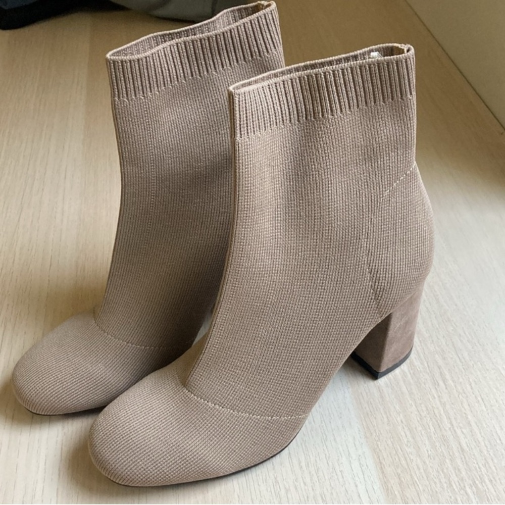 NWOT Altar’d State Everlly Tan Ankle Boots, Size 7.5 women’s brown boots - Picture 7 of 16